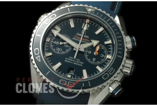 0 OMCPO45-954R Planet Ocean Chrono SS/RU Blue A-7750 Mod to Orig Movt Functions