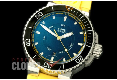 OR00052 Aquis Great Barrier Reef Limited Edition II SS/RU Blue A-2836
