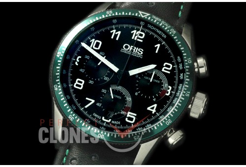 OR00227L Calobra Special Ed Chronograph II SS/LE Black OS 20 Qtz