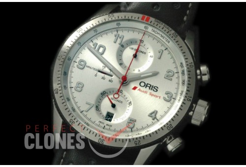 OR00211L Audi Sports Special Ed Chronograph SS/LE White OS 20 Qtz