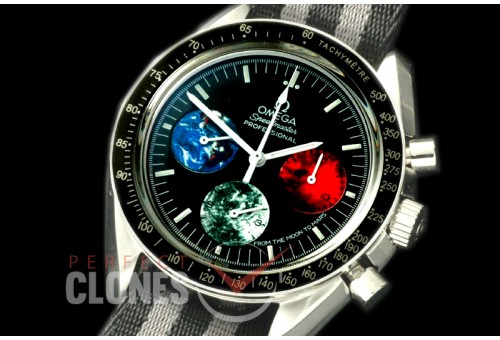 0OMSP00053N Speedmaster Moonwatch SS/NT Black Venus 75 HW