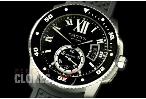 CARCC00072R Calibre de Cartier SS/RU Black Miyita 8205