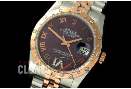 RDJMTR00533D2 SS/RG Jubilee Brown Roman/Diam A-2836
