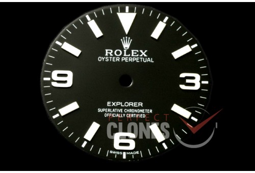 RLACC-981 Explorer I 39m 214270 Black Dial for Calibre 3132 - Can Fit Genuine