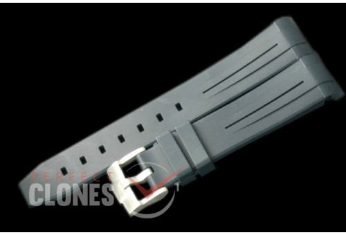 RLRU00213 Rubber B Dark Blue Rubber Strap 20/18 with Insignia Buckle 