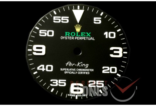 RLACC-991 Airking 116900 Black Dial for Calibre 3131 - Can Fit Genuine