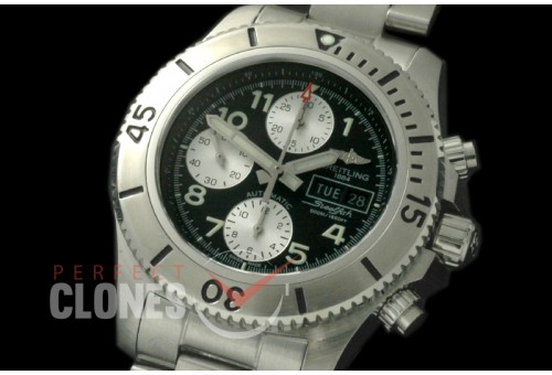 BLSF00022S Superocean Steelfish Chrono SS/SS Black A-7750