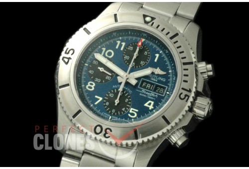 BLSF00023S Superocean Steelfish Chrono SS/SS Black A-7750