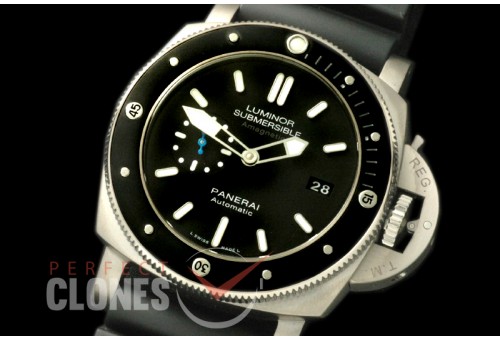 0 0 PN138902 XF Pam 1389 Luminor Submersible TI/LE Black ST2555/P9010