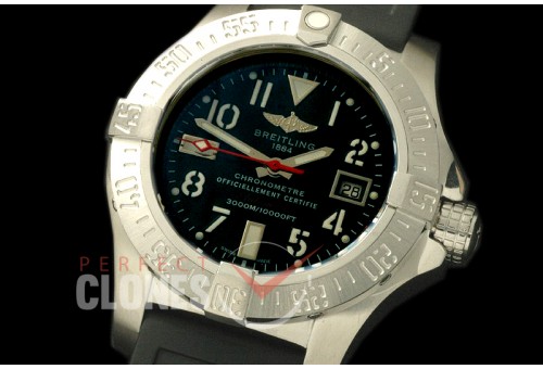 BLSW00026R Avenger Seawolf Blacksteel Limited Ed Code Red SS/RU Black Asian Clone 2836