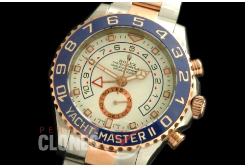 0 RYM2-022 Yachtmaster II 116681 SS/RG White A-7750 