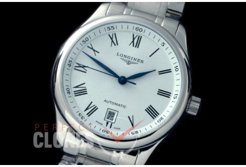0 LG00201S Master Automatic Date SS/SS White Roman A-2836