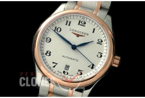 0 LG00215S Master Automatic Date SS/RG White Roman A-2836