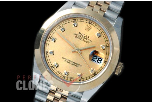 R41DJT-868 126333 SS/YG Smooth/Jubilee Gold Diam SA 3235