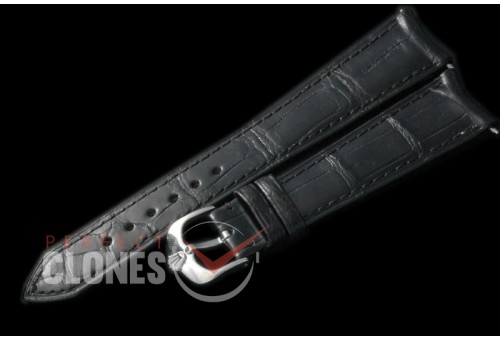 RLACC00082 Black Gator Strap SS 20/16 / New Insignia Buckle 