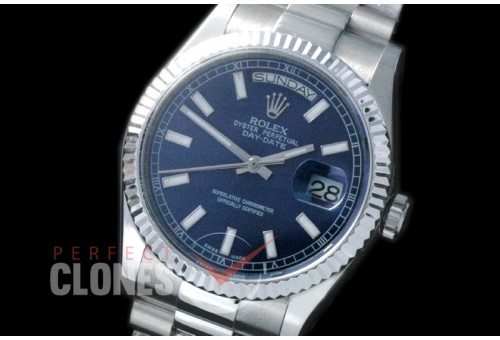 R36DDS-905 118239 SS/SS Fluted/President Blue Sticks A-2836