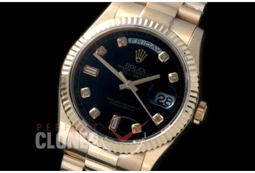 R36DDF-913 118238 YG/YF Fluted/President Black Diamond A-2836