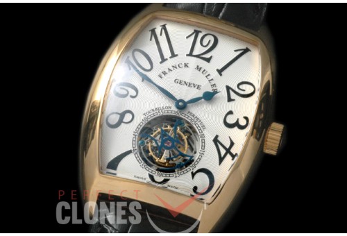 FMAET00106 Curvex Aeternitas Tourbillon YG/LE White Fly Man Tourbillon 