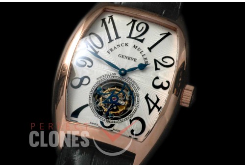 FMAET00111 Curvex Aeternitas Tourbillon RG/LE White Fly Man Tourbillon 