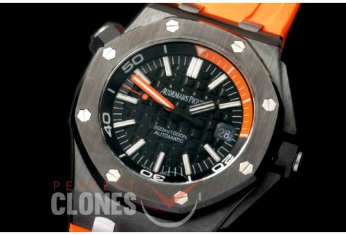 AP00033A Royal Oak Diver 15707 CER/RU Black A-3120