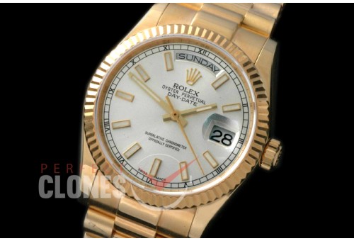 RL36DD-YG-18K-012 118238 YG/YG Silver Sticks Swiss 2836
