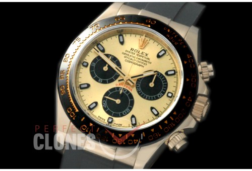 0 0 RLDF00905R ARF/JF Daytona/Osyterflex 116518LN YG/CER/RU Gold SH-4130 / 904L Steel 