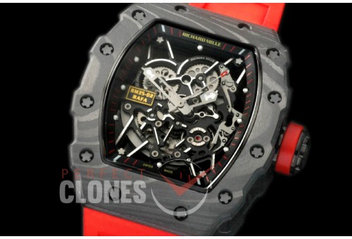 RM035-02-109 Rafal Nadal Tourbilon NTPT/RU Skeleton Customized Movt