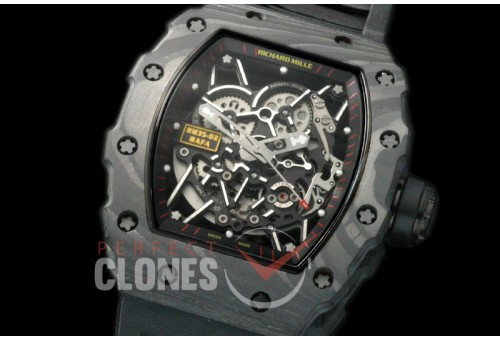 RM035-02-107 Rafal Nadal Tourbilon NTPT/RU Skeleton Customized Movt