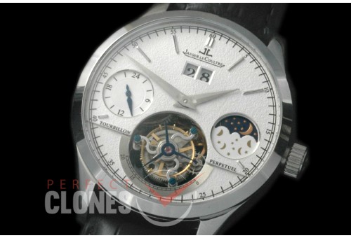 0 JL00711 Master Tourbillon with Big Date/Day Phase SS/LE White Flying Tourbillon H/W 