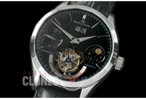 0 JL00712 Master Tourbillon with Big Date/Day Phase SS/LE Black Flying Tourbillon H/W 