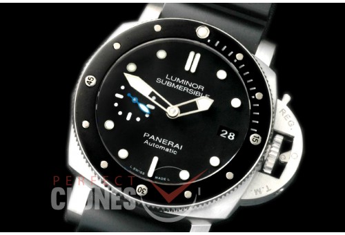 PN684T06 Pam 684 T Series Luminor Submersible Oro Rosso SS/RU Black A-7750/P9010