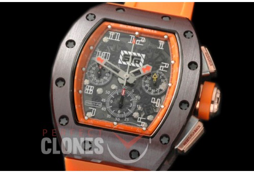 RM011-017 Felipe Messa Carbon PVD/RG/RU Orange A-7750 28800