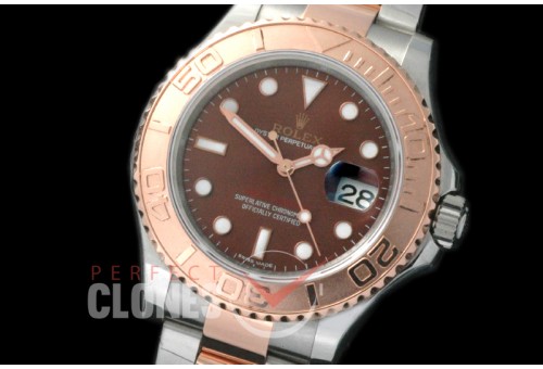 RLYM-18K-012 YM Men Everose/Steel Brown SA 3135