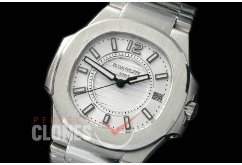 0 PPNTL-011 Nautilus Ladies 7011 SS/SS White Swiss Quartz 