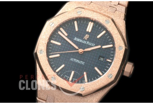 AP15410-113 AP154010 Royal Oak Frosted RG/RG Blue Asian 2813 / 3120