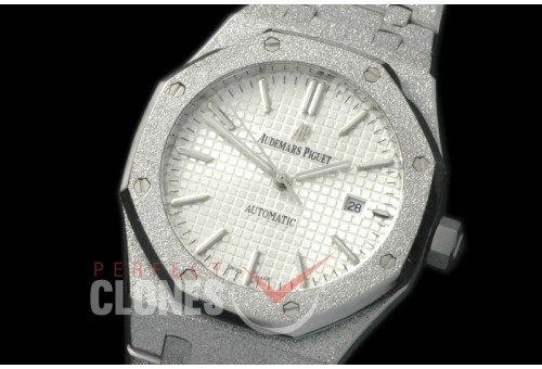 AP15410-101 AP154010 Royal Oak Frosted SS/SS White Asian 2813 / 3120
