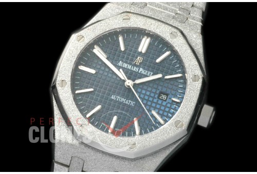 AP15410-103 AP154010 Royal Oak Frosted SS/SS Blue Asian 2813 / 3120