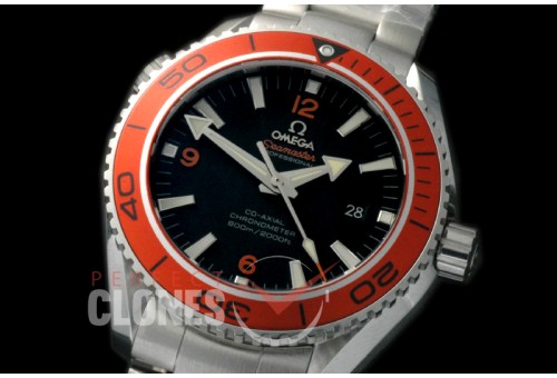 OMCPO45-202 Planet Ocean SS/SS Black/Orange Asian 2824 