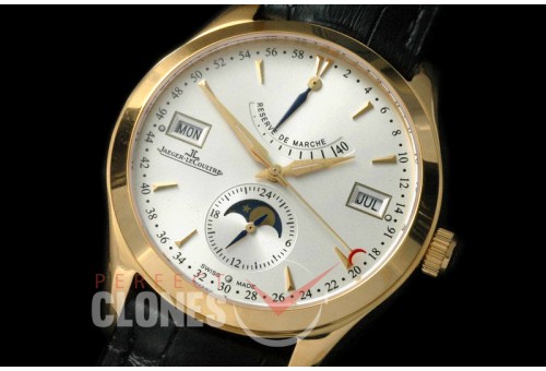 0 JLMRA-106 Master Reserve Annual Calender YG/LE White Asian Modified Movt 