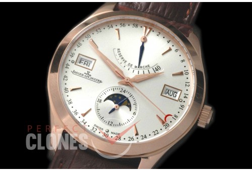 0 JLMRA-111 Master Reserve Annual Calender RG/LE White Asian Modified Movt 