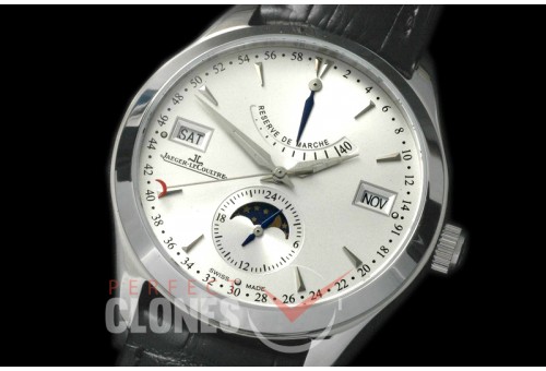 0 JLMRA-101 Master Reserve Annual Calender SS/LE White Asian Modified Movt 