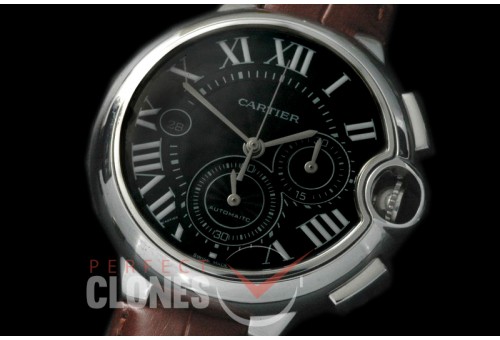 CARBA-C-102 Ballon de Cartier Chrono SS/LE Black A-7750