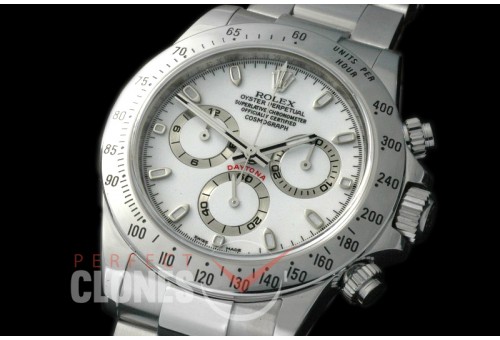 0 0 0 RLDS00900 ARF/JF Daytona 116520 SS/SS White SH-4130 / 904L Steel 