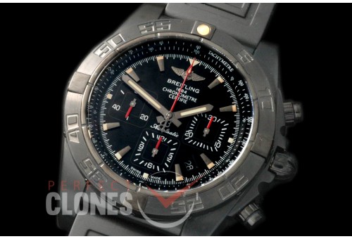 BLB01-00113R Chronomat B01 Blacksteel Special Ed PVD/RU Black Sticks A-7750 28800bph