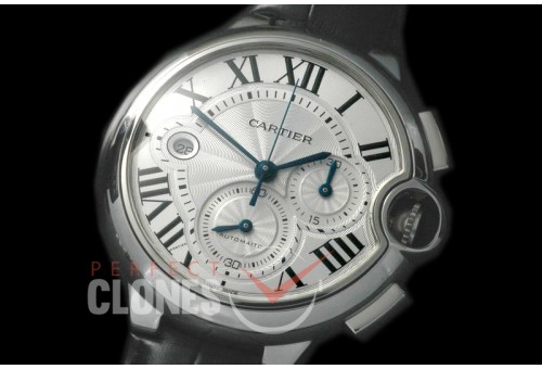 CARBA-C-101 Ballon de Cartier Chrono SS/LE White A-7750