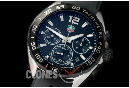 0 0 TGF1-00902R Formula 1 Team Chronograph SS/RU Black OS 10 Qtz