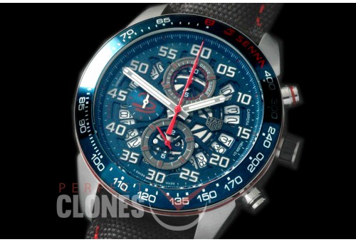 TGCH1-103 Carrera Heuer-01 Racing Aryton Senna Limited Ed SS/NY Blue 