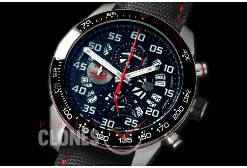 TGCH1-101 Carrera Heuer-01 Racing Aryton Senna Limited Ed SS/NY Black 