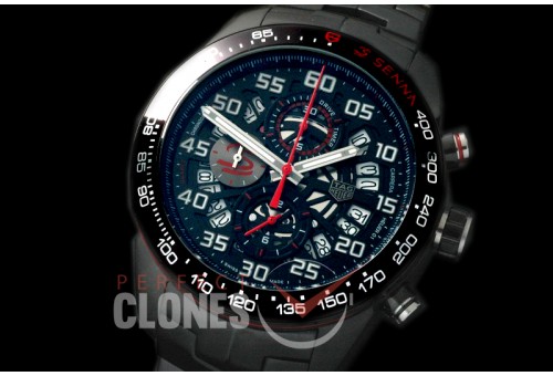TGCH1-106S Carrera Heuer-01 Racing Aryton Senna Limited Ed PVD/PVD Black 