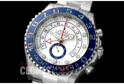 0 RYM2-012A Yachtmaster II 116680 SS/SS White A-7750/Mod to Calibre 4161